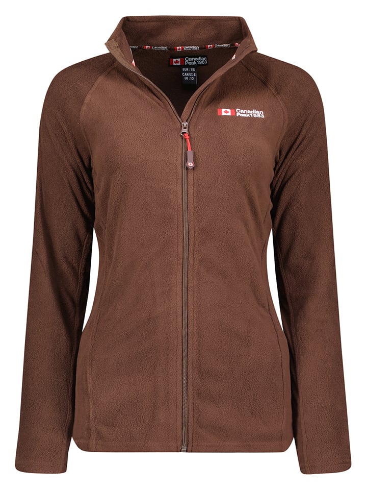 Canadian Peak Kurtka polarowa "Tugeak" w kolorze brązowym rozmiar: L