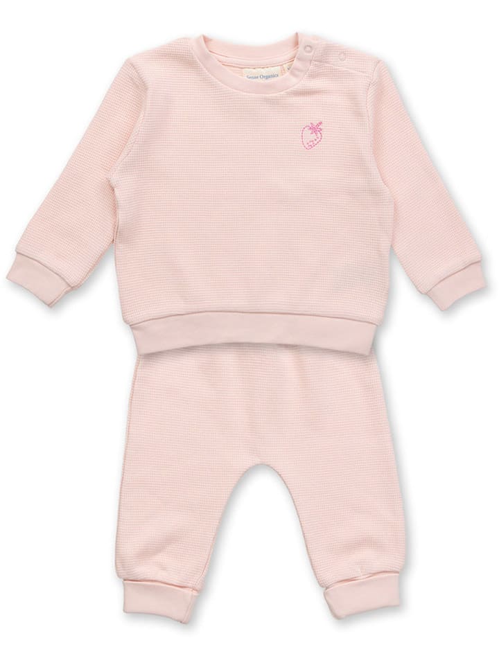 Sense Organics 2-cęściowy zestaw w kolorze jasnoróżowym rozmiar: 86