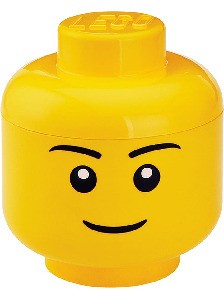 LEGO Pojemnik "Boy" w kolorze żółtym - wys. 18,5 x Ø 16 cm rozmiar: onesize