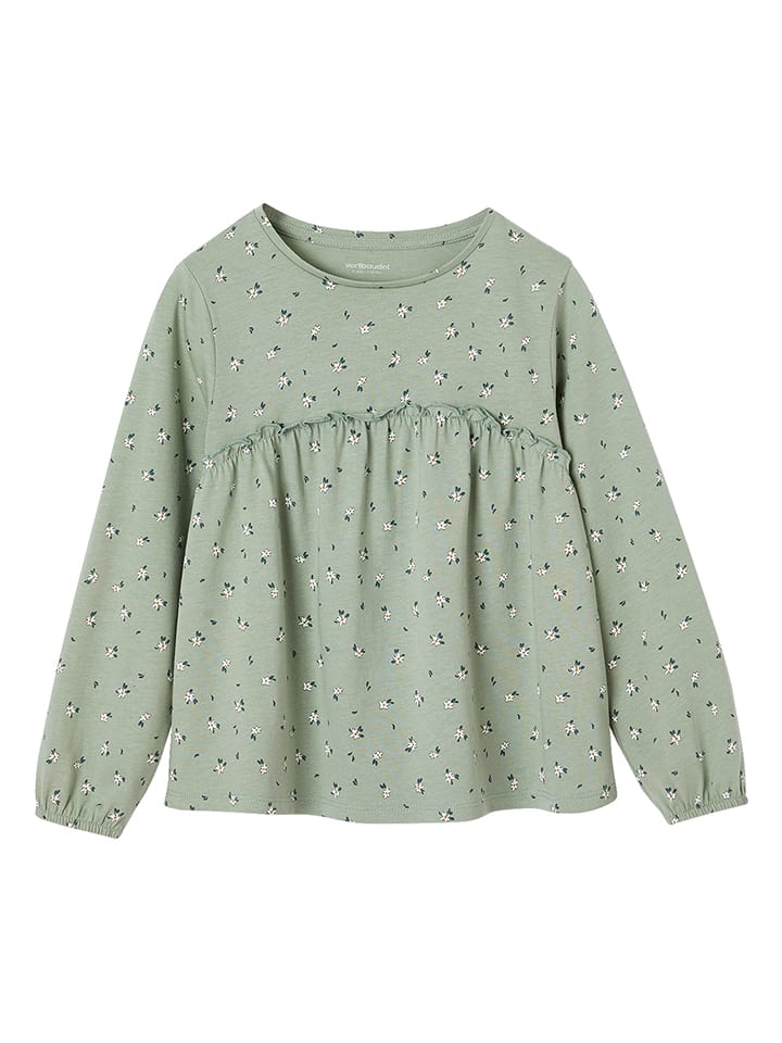 vertbaudet Bluzka w kolorze jasnozielonym rozmiar: 164