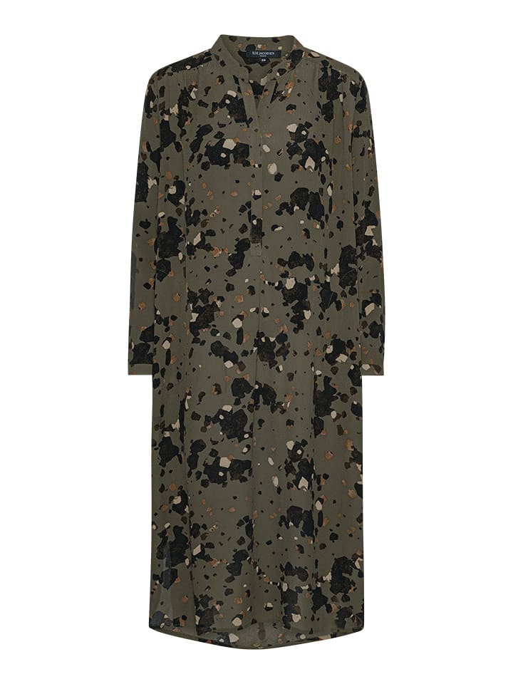 Ilse Jacobsen Sukienka w kolorze oliwkowo-czarnym rozmiar: 40