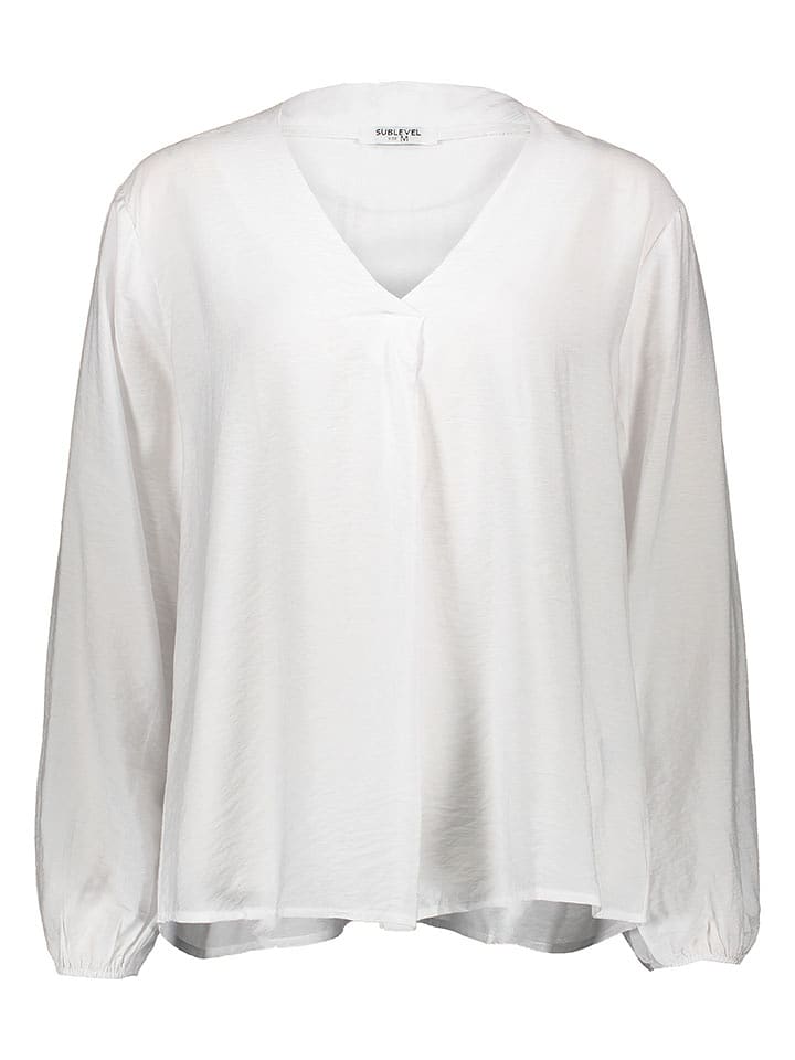 Sublevel Bluzka w kolorze białym rozmiar: L