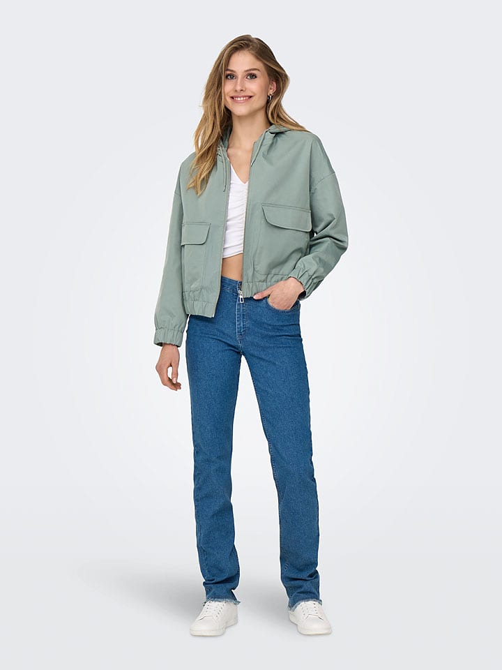 ONLY Kurtka przejściowa w kolorze zielonym rozmiar: XL