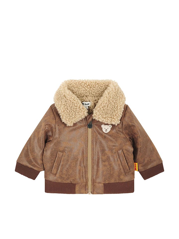 Steiff Kurtka przejściowa w kolorze jasnobrązowym rozmiar: 62