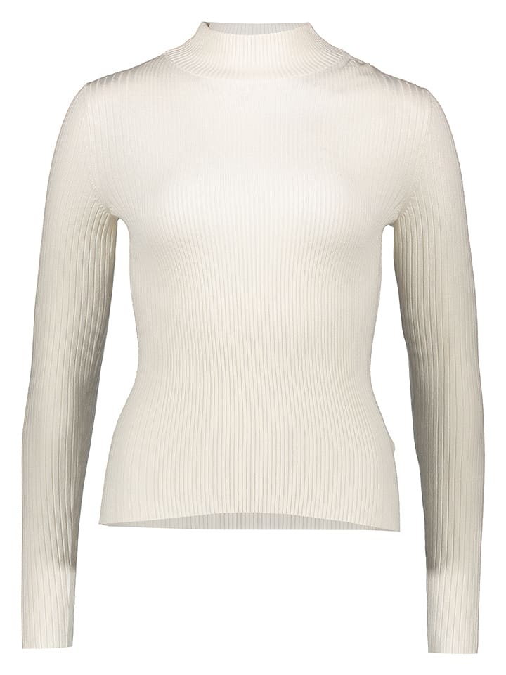 ESPRIT Sweter w kolorze białym rozmiar: L