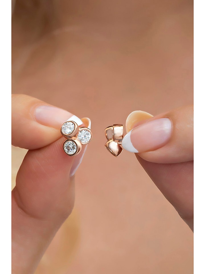 Lodie Silver Srebrne kolczyki-wkrętki z cyrkoniami rozmiar: onesize