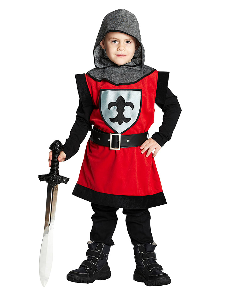 Rubie`s 3-częściowy kostium w kolorze czarno-czerwonym rozmiar: 140