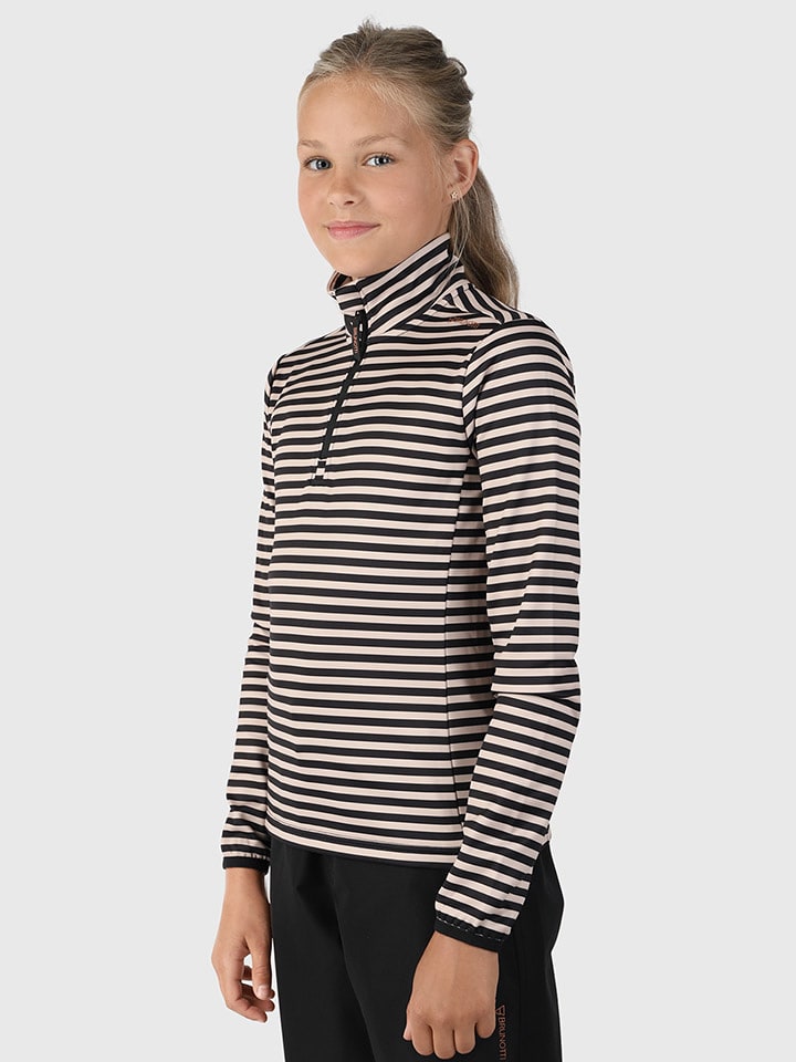 Brunotti Bluza polarowa "Rodikia" w kolorze kremowo-czarnym rozmiar: 140