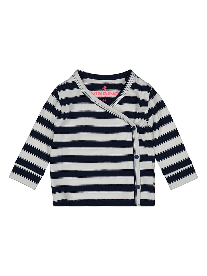 Vingino Koszulka "Jess" w kolorze szaro-granatowym rozmiar: 50