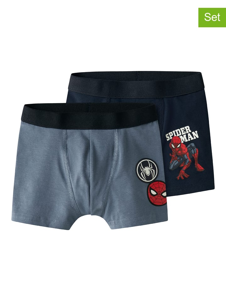 name it Bokserki (2 pary) w kolorze granatowo-niebieskim rozmiar: 98