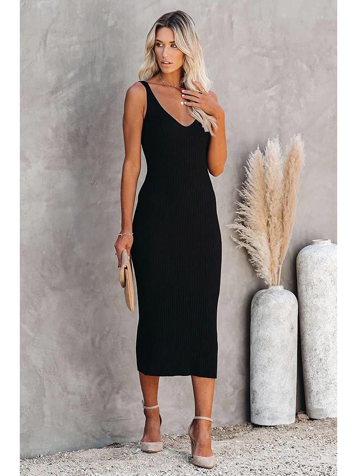 trendyol Sukienka w kolorze czarnym rozmiar: S