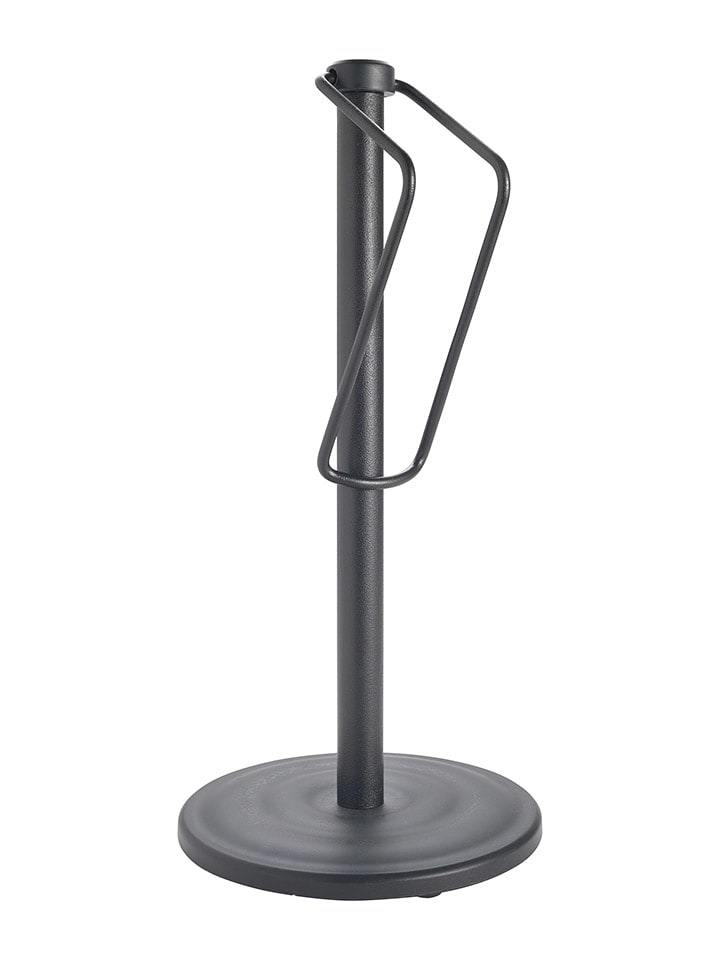 metaltex Uchwyt "Lava" w kolorze czarnym na ręcznik papierowy - wys. 33 cm rozmiar: onesize