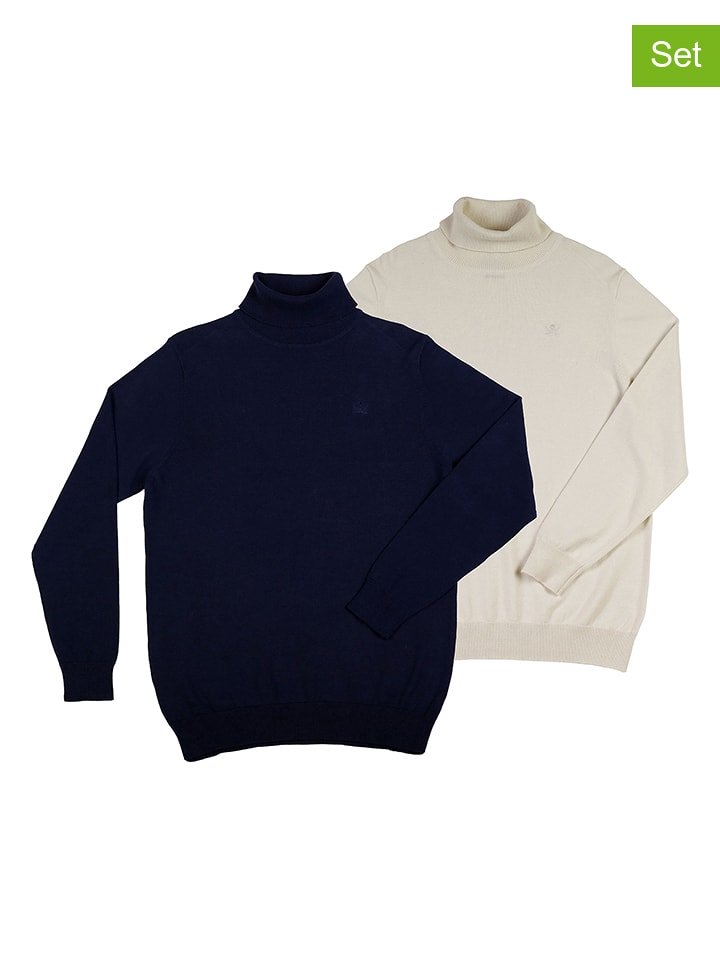 The Time of Bocha Golfy (2 szt.) w kolorze granatowym i kremowym rozmiar: XL