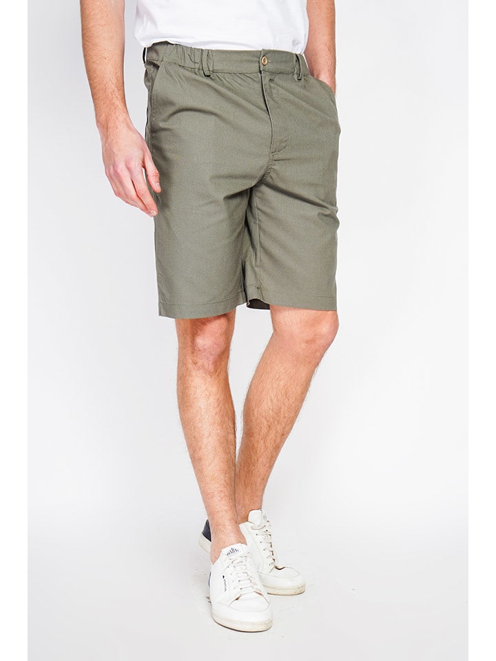 Secret du Lin Bermudy w kolorze khaki rozmiar: 50