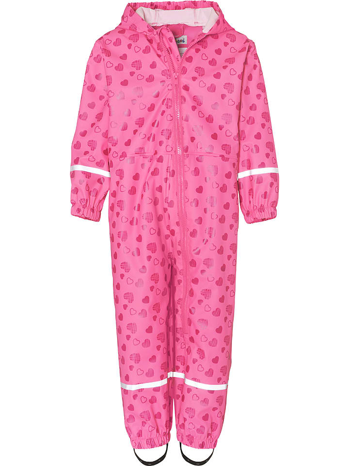 Playshoes Kombinezon przeciwdeszczowy w kolorze różowym rozmiar: 86
