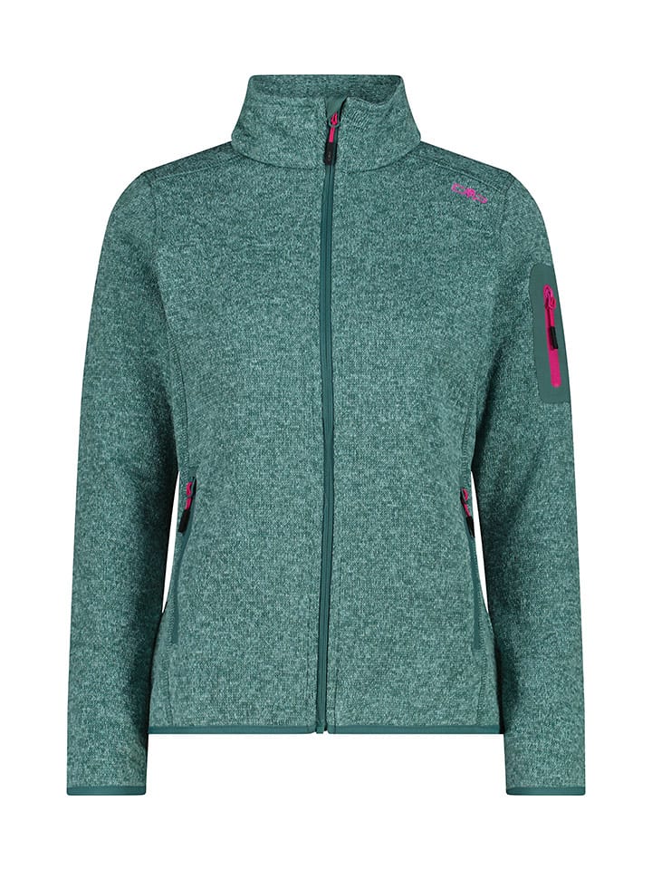 CMP Kurtka polarowa w kolorze zielonym rozmiar: 46