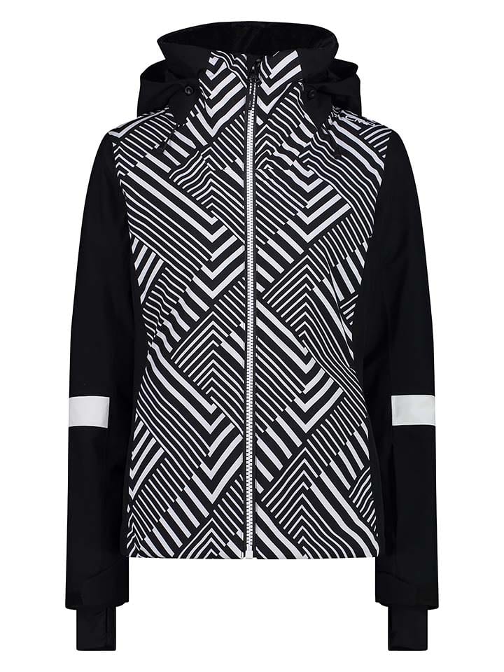 CMP Kurtka narciarska w kolorze czarno-białym rozmiar: 34