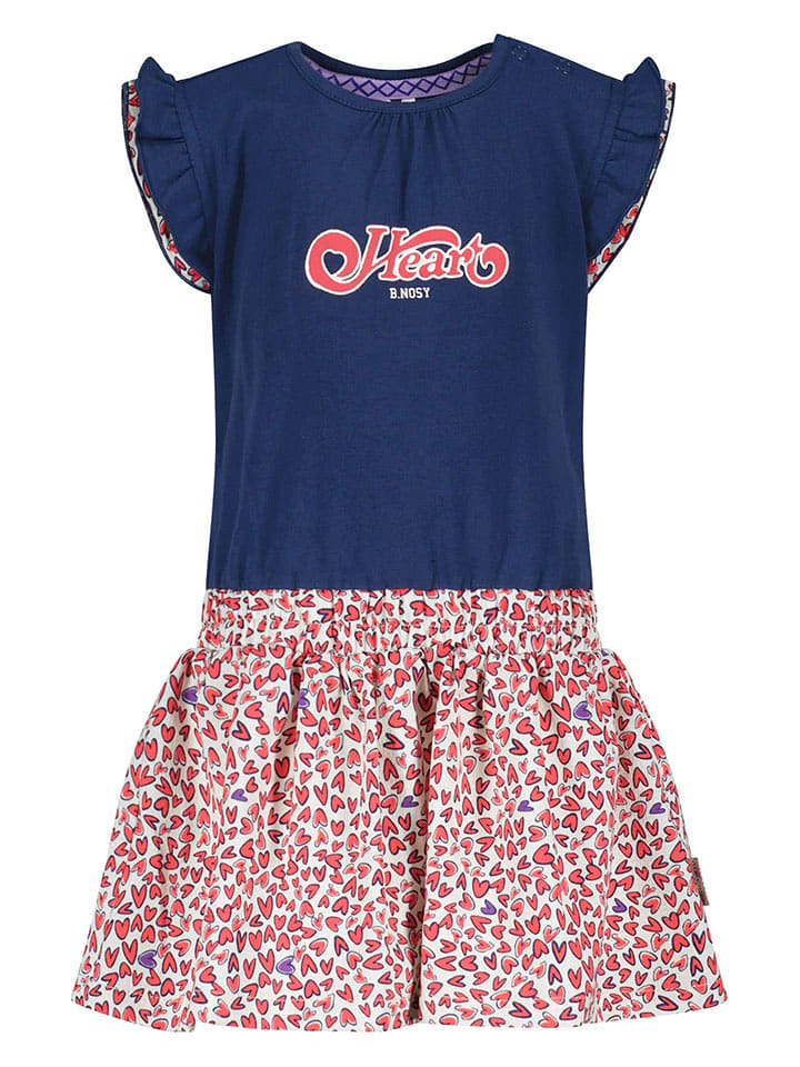 B.Nosy Sukienka w kolorze granatowo-czerwonym rozmiar: 86