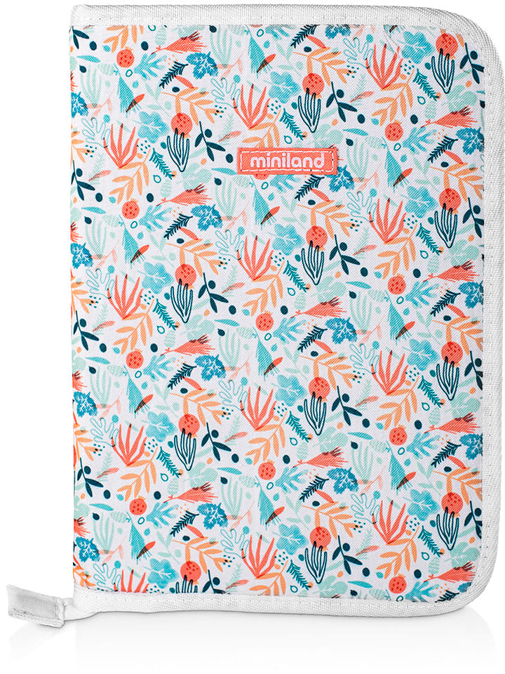 Miniland Etui "Mediterranean" w kolorze miętowym na książeczkę zdrowia - 24 x 17 cm rozmiar: onesize