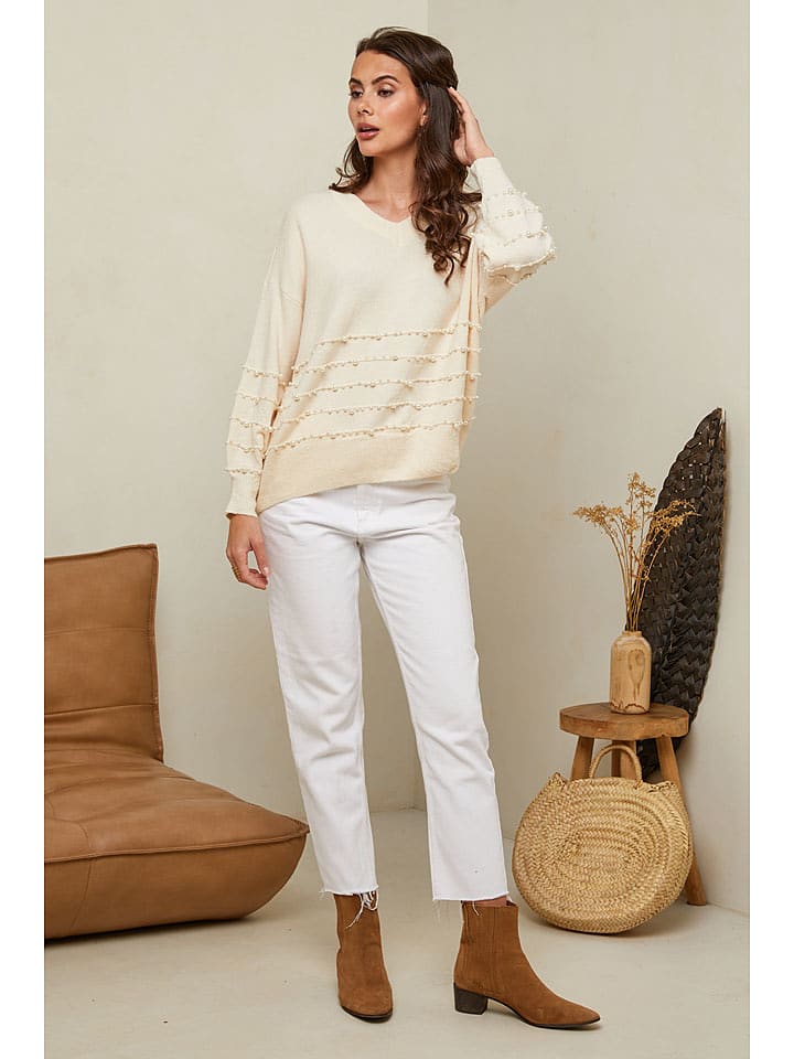 Soft Cashmere Sweter w kolorze beżowym rozmiar: 38/40