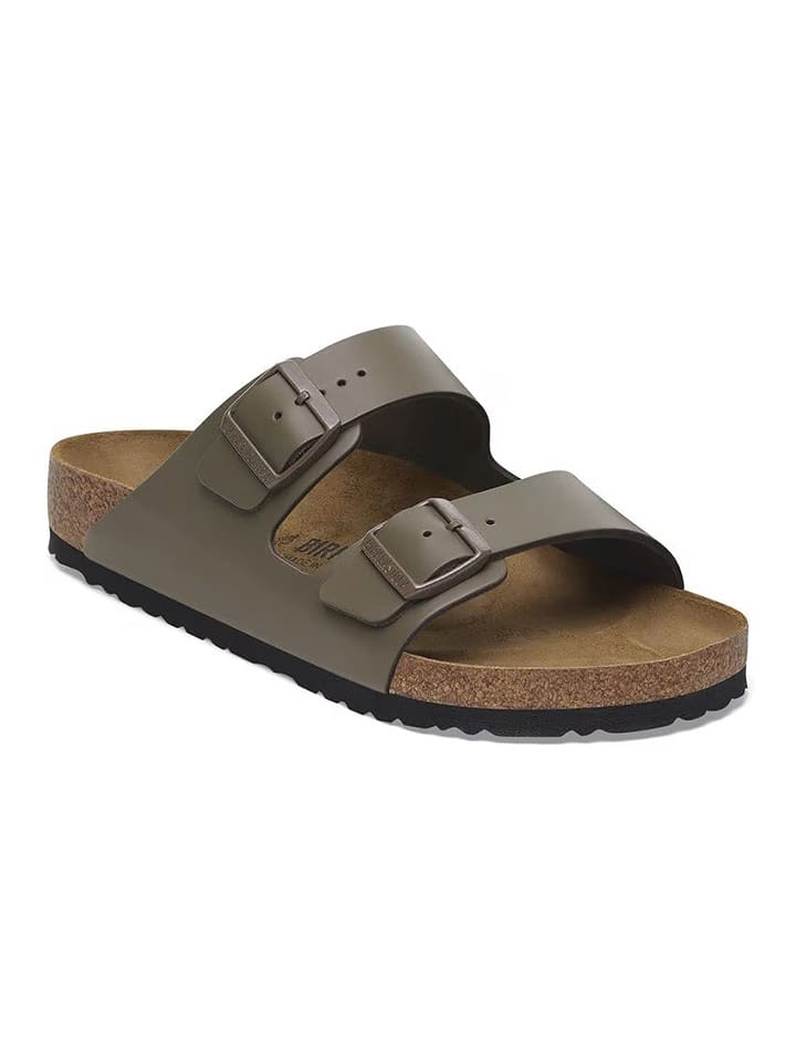 Birkenstock Skórzane klapki "Arizona" w kolorze brązowym rozmiar: 38