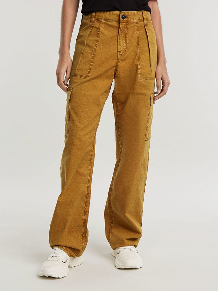 G-Star Bojówki w kolorze musztardowym rozmiar: W28