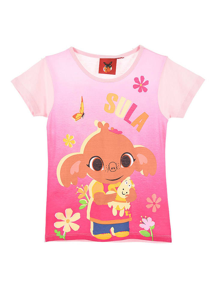 Bing Koszulka "Bing" w kolorze różowym rozmiar: 116