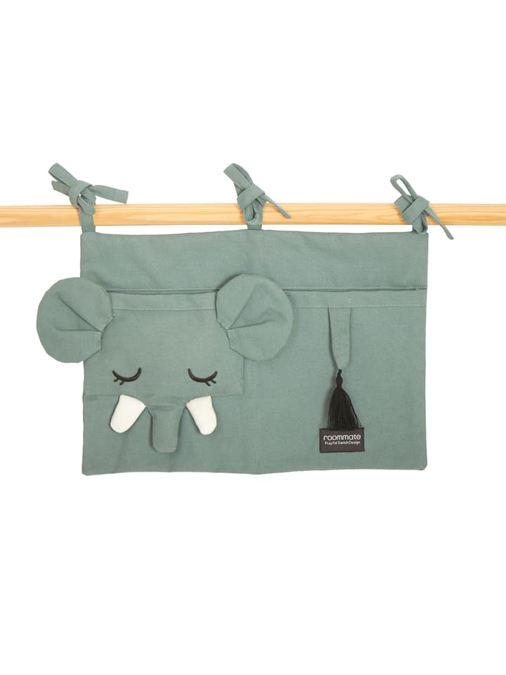 roommate Torba "Elephant" w kolorze ciemnoszarym do łóżeczka - 35 x 25 cm rozmiar: onesize