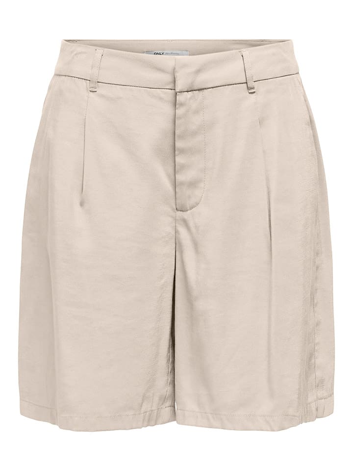 ONLY Szorty w kolorze beżowym rozmiar: S