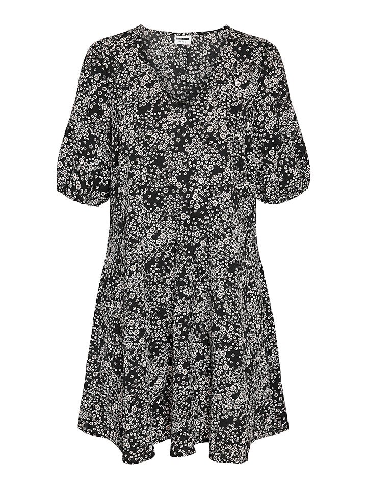 Noisy may Sukienka w kolorze czarno-białym rozmiar: S