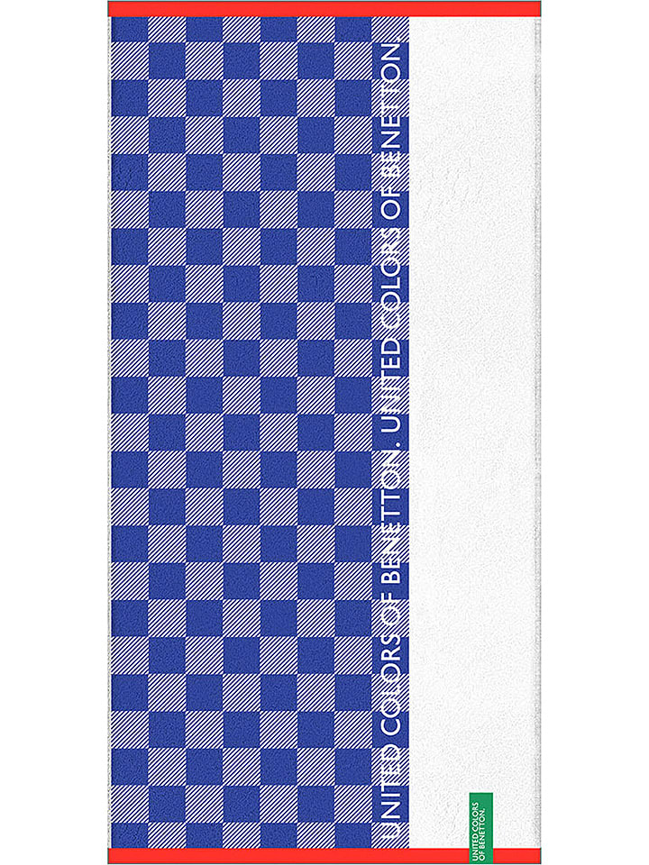 Benetton Dziecięcy ręcznik plażowy w kolorze niebieskim rozmiar: 70x140 cm