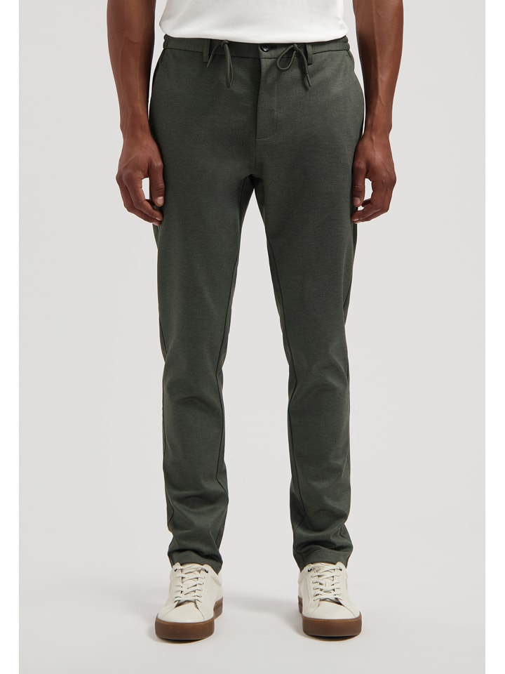 DSTREZZED Spodnie dresowe w kolorze ciemnozielonym rozmiar: W33