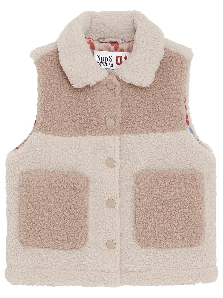 Noppies Kamizelka polarowa w kolorze jasnoróżowym rozmiar: 140