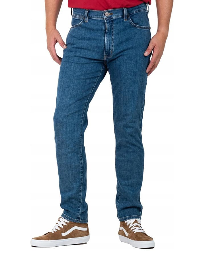 Wrangler Dżinsy "Larston" - Slim fit - w kolorze niebieskim rozmiar: W31/L34