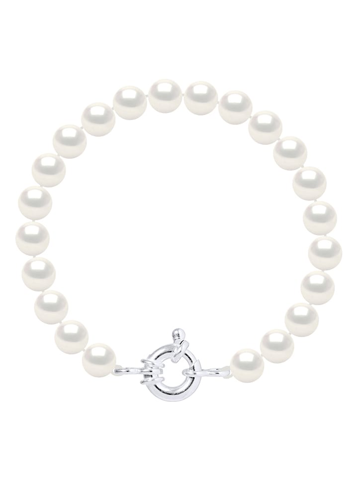 Mitzuko Bransoletka perłowa w kolorze białym rozmiar: onesize