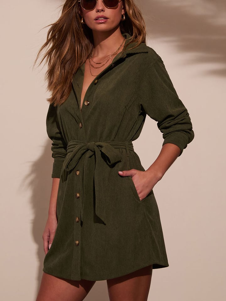 Milan Kiss Sukienka w kolorze khaki rozmiar: L