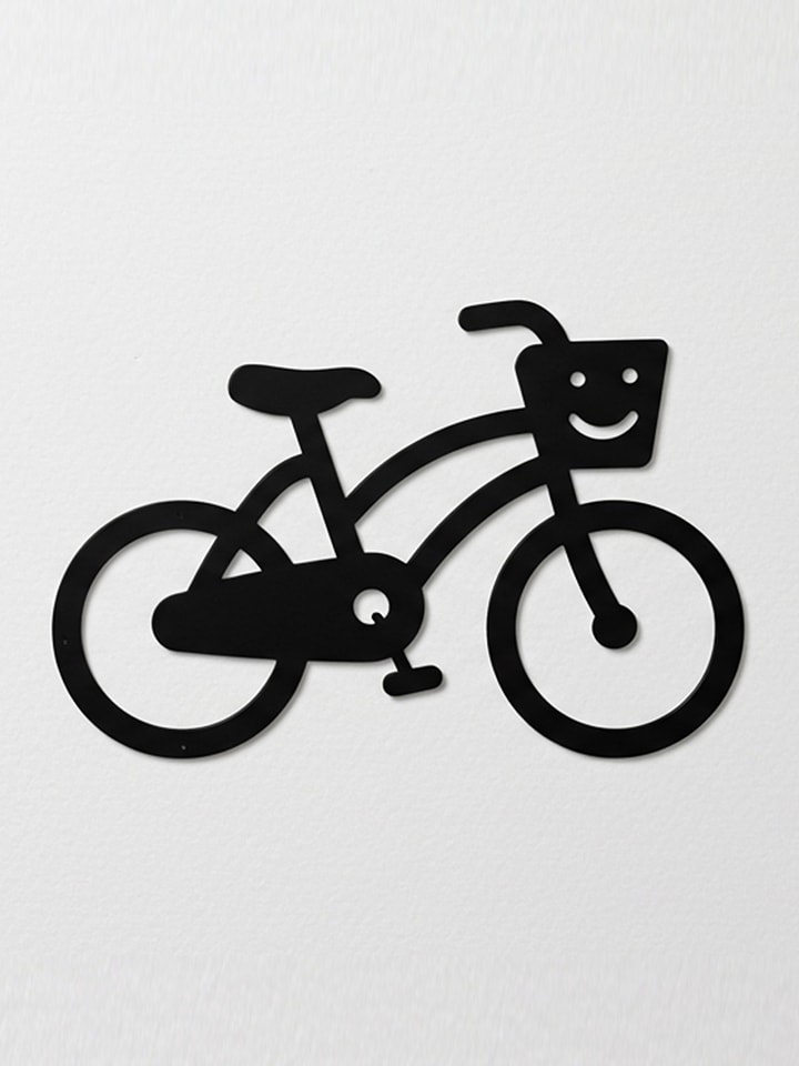 Woody Kids Dekoracja ścienna w kolorze czarnym - 33 x 25 cm rozmiar: onesize