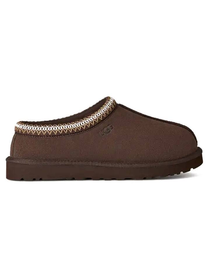 UGG Skórzane kapcie "Tasman II" w kolorze brązowym rozmiar: 41