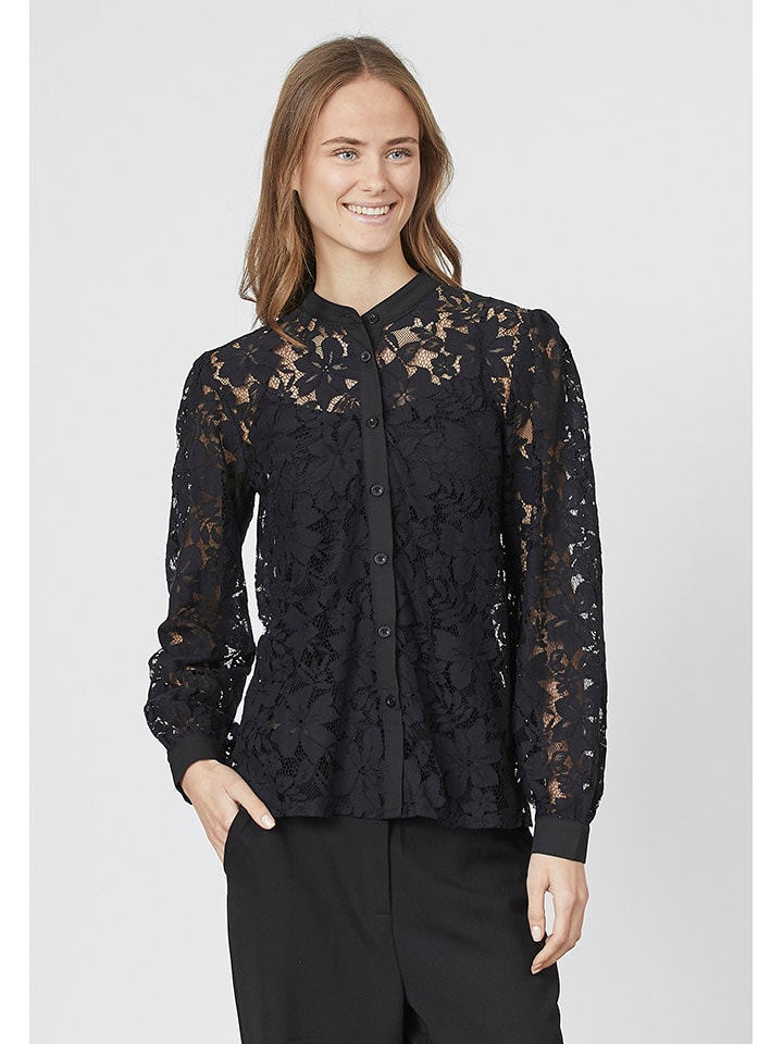 SisterS point Bluzka w kolorze czarnym rozmiar: XS