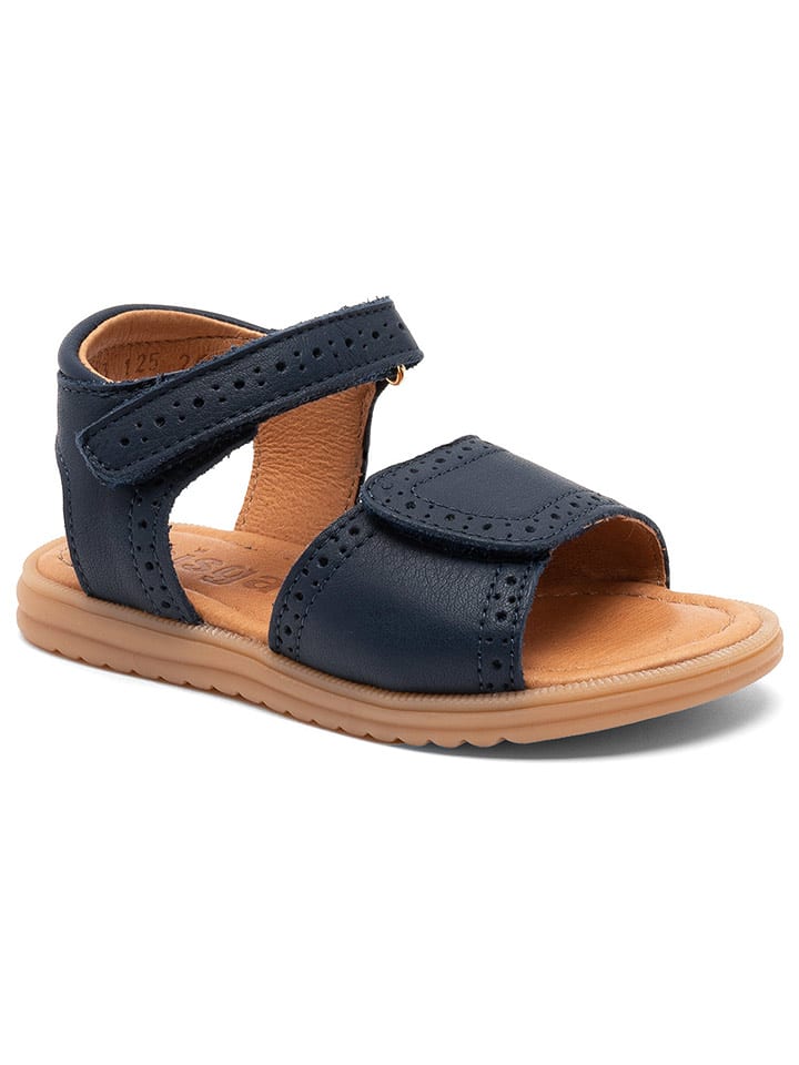 bisgaard Skórzane sandały w kolorze granatowym rozmiar: 33