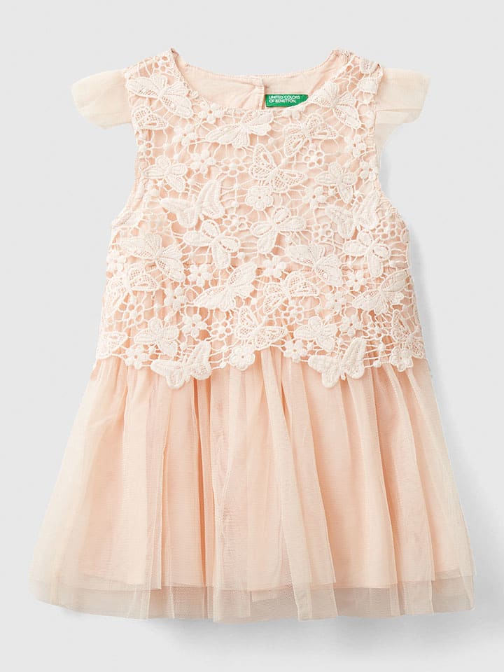 Benetton Sukienka w kolorze jasnoróżowym rozmiar: 90