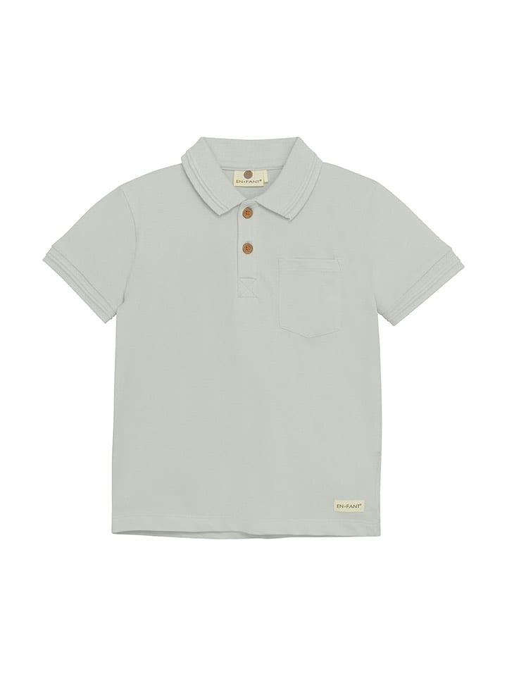 enfant Koszulka polo w kolorze szarym rozmiar: 110