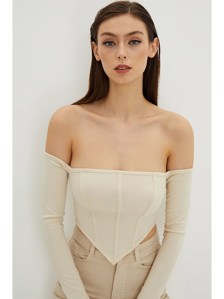 Cool & Sexy Koszulka w kolorze kremowym rozmiar: L