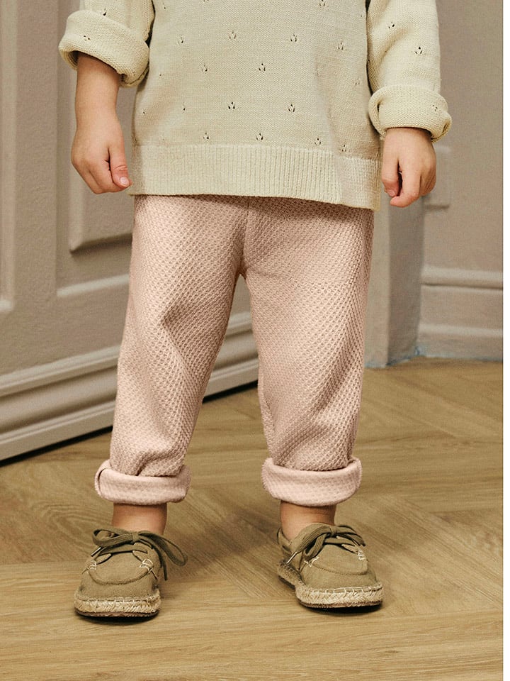 Lil Atelier Spodnie dresowe "Noella" w kolorze jasnoróżowym rozmiar: 98