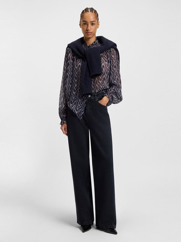 Hugo Boss Orange Dżinsy - Comfort fit - w kolorze granatowym rozmiar: W28/L30