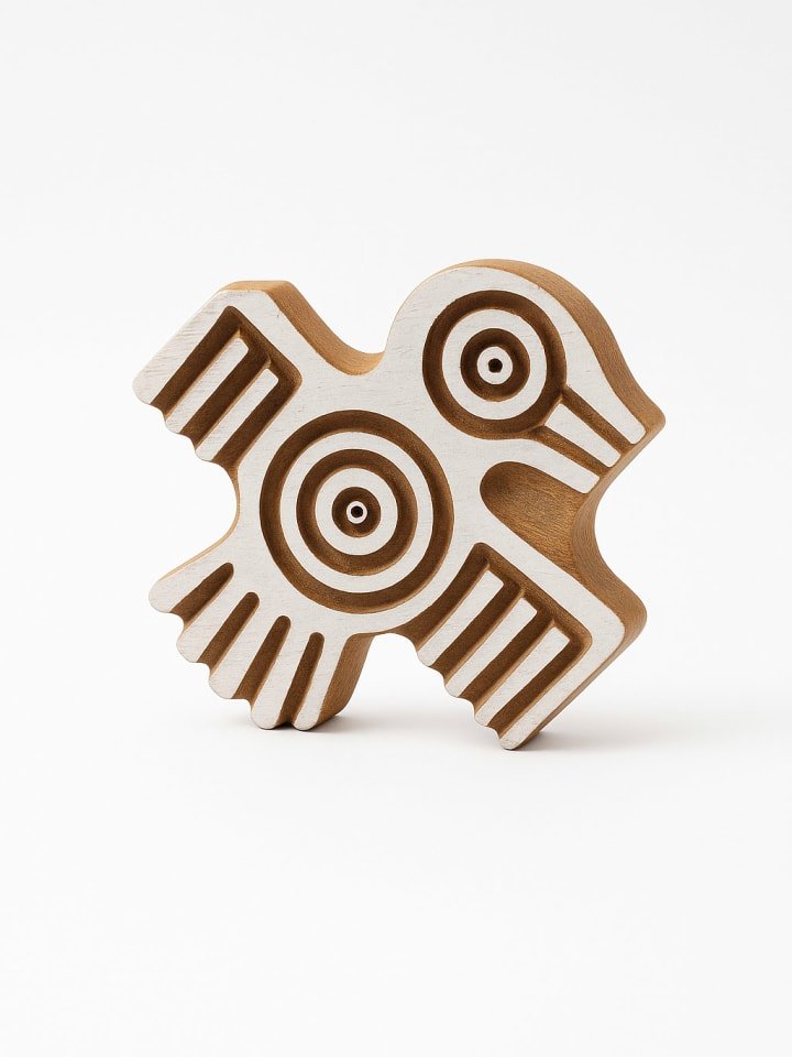 Samimi Stempel w kolorze jasnobrązowo-białym - 15 x 15 cm rozmiar: onesize