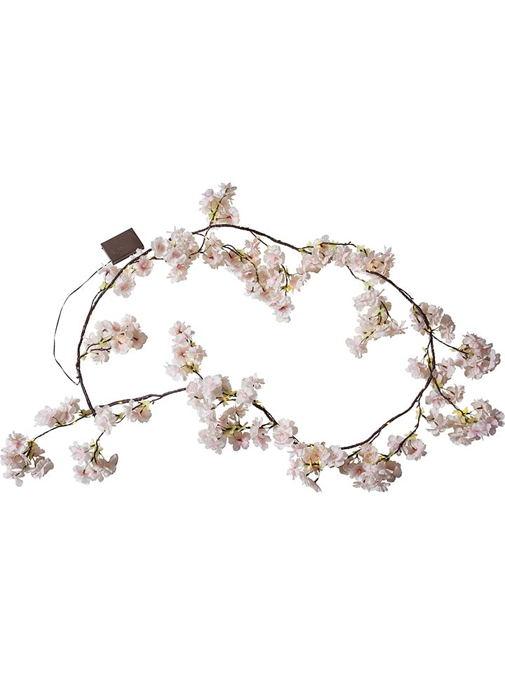 STAR Trading Girlanda LED "Cherryflower" w kolorze jasnoróżowym - dł. 180 cm rozmiar: onesize