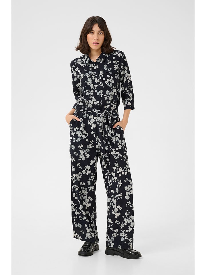 Kaffe Kombinezon "Pollie" w kolorze granatowym rozmiar: 38