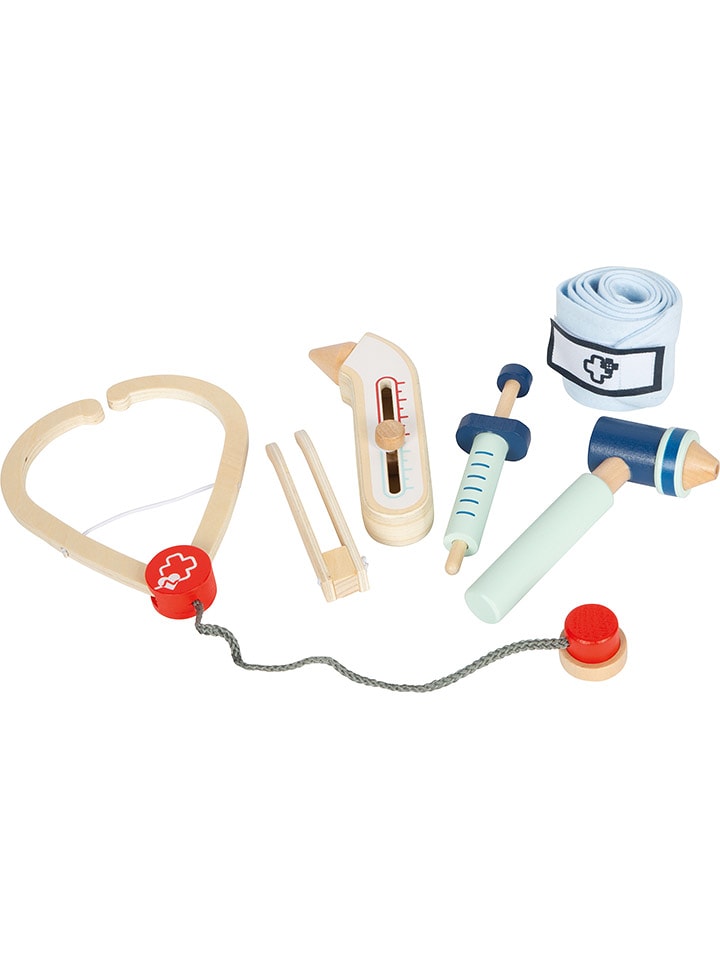 small foot Zestaw lekarski w kolorze beżowym ze wzorem - 3+ rozmiar: onesize