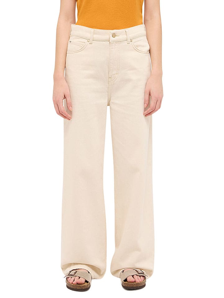 Mustang Dżinsy "Luise" - Comfort fit - w kolorze beżowym rozmiar: W28/L34